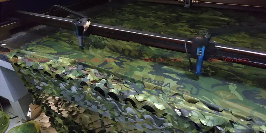 Cắt vải laser làm lưới ngụy trang quân đội tại Quận 6 TP Hồ Chí Minh