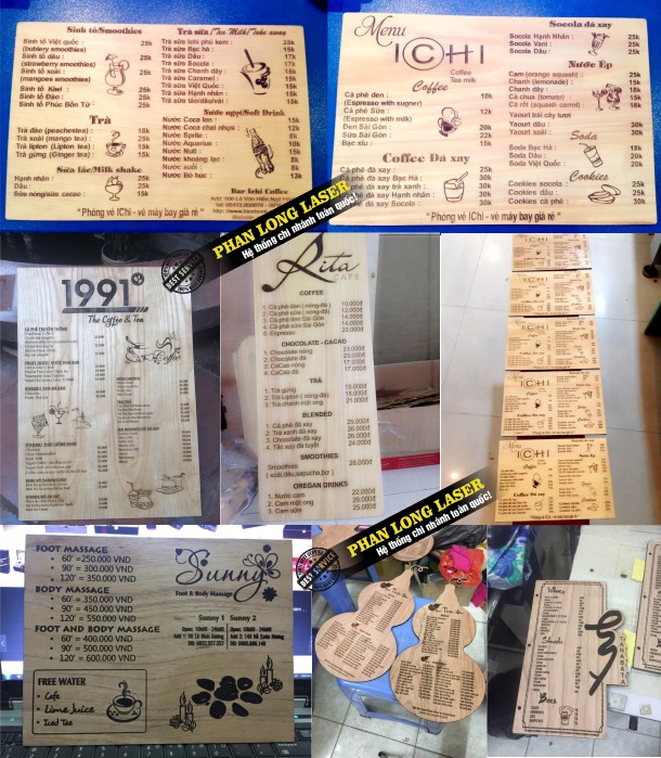 Địa chỉ nhận làm menu gỗ vip cao cấp theo yêu cầu tại Tp Hồ Chí Minh, Sài Gòn, Đà Nẵng, Hà Nội và Cần Thơ